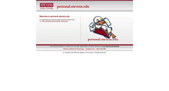 Desktop Screenshot of personal.stevens.edu