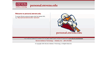 Tablet Screenshot of personal.stevens.edu